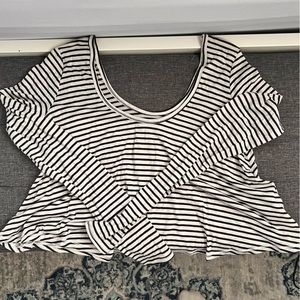 Hollister long sleeve crop shirt